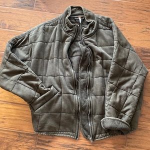 Free people quilted jacket.